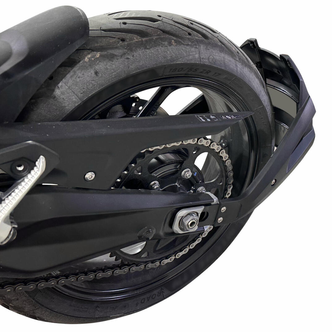 GP Kompozit Triumph Tiger Sport 660 2023-2024 Uyumlu Arka Çamur Sıyırıcı Siyah - 3