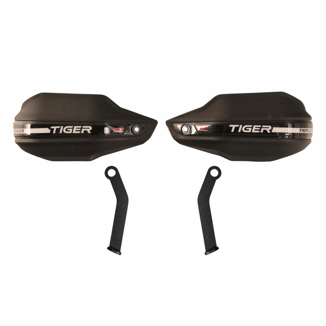 GP Kompozit Triumph Tiger Sport 660 2023-2024 Uyumlu Plastik Elcik Koruma Siyah - 1