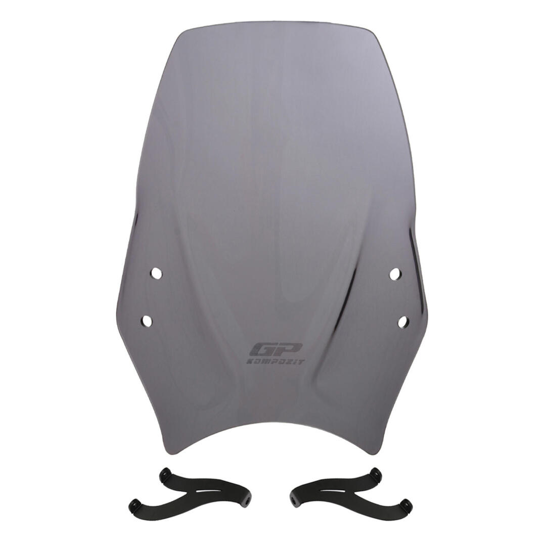 GP Kompozit Triumph Trident 660 2021-2024 Uyumlu Ön Cam Füme - 1