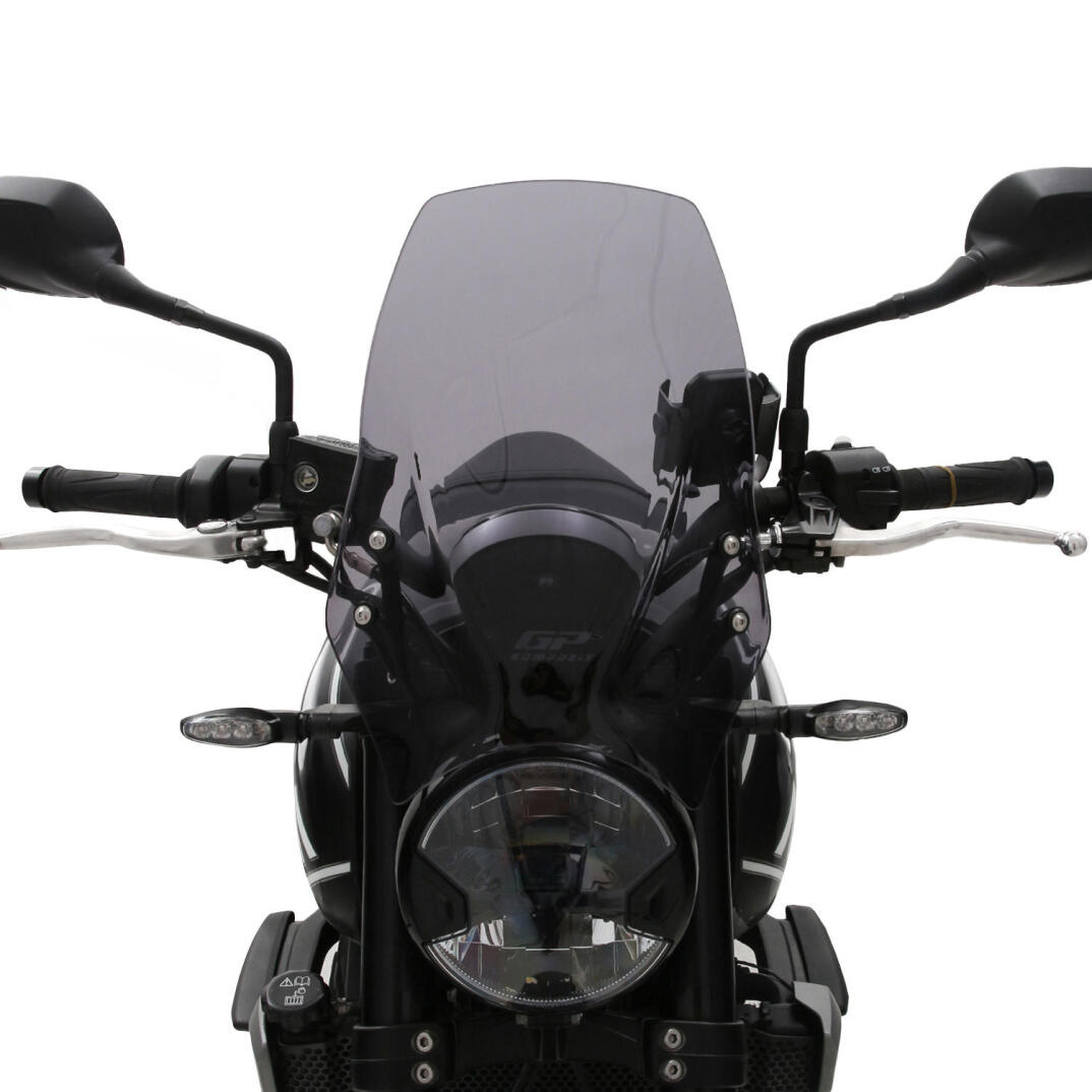 GP Kompozit Triumph Trident 660 2021-2024 Uyumlu Ön Cam Füme - 2