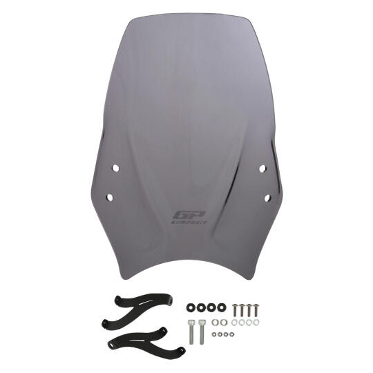 GP Kompozit Triumph Trident 660 2021-2024 Uyumlu Ön Cam Füme - 7