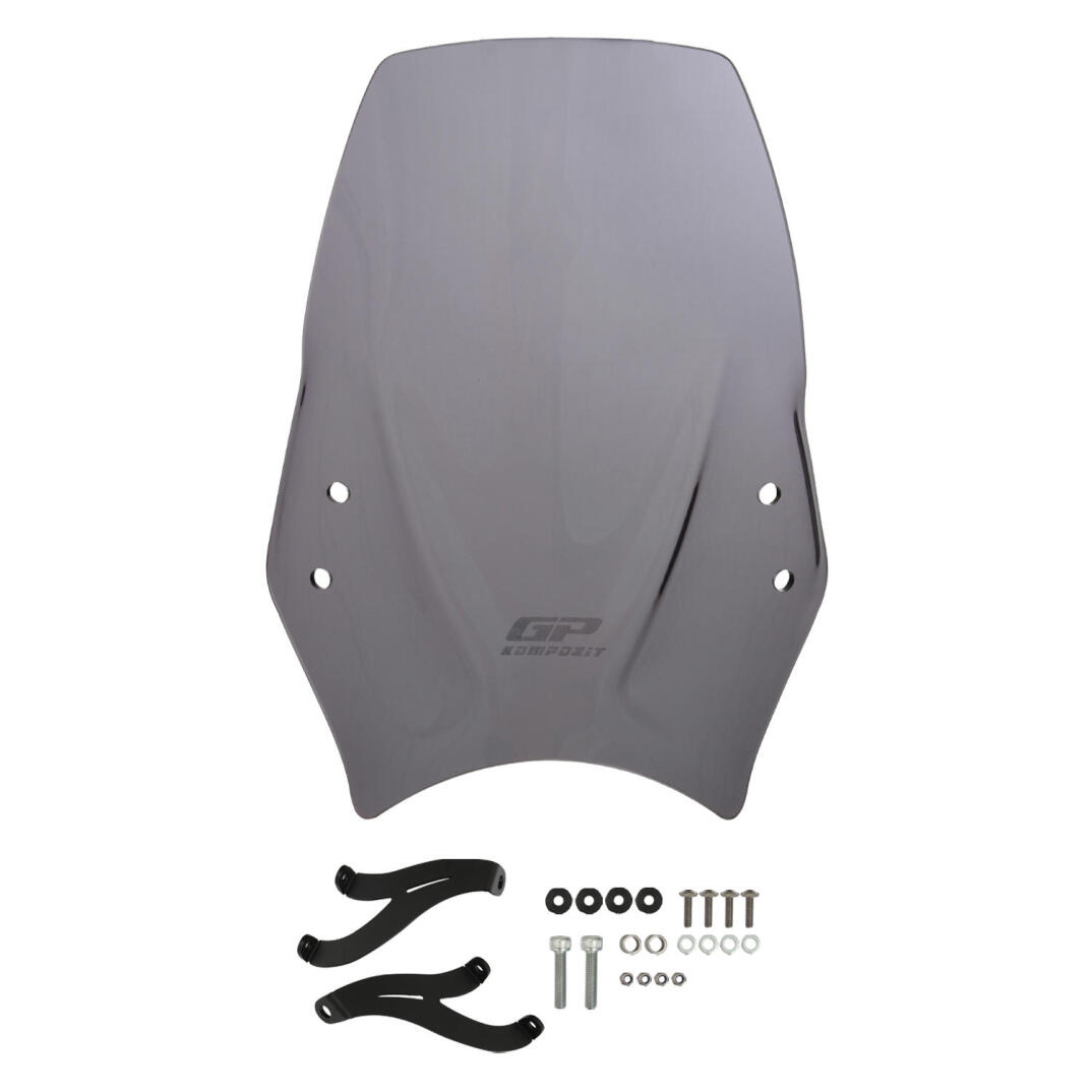 GP Kompozit Triumph Trident 660 2021-2024 Uyumlu Ön Cam Füme - 7