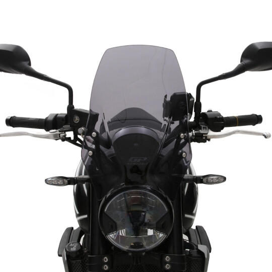 GP Kompozit Triumph Trident 660 2021-2024 Uyumlu Ön Cam Şeffaf (1)