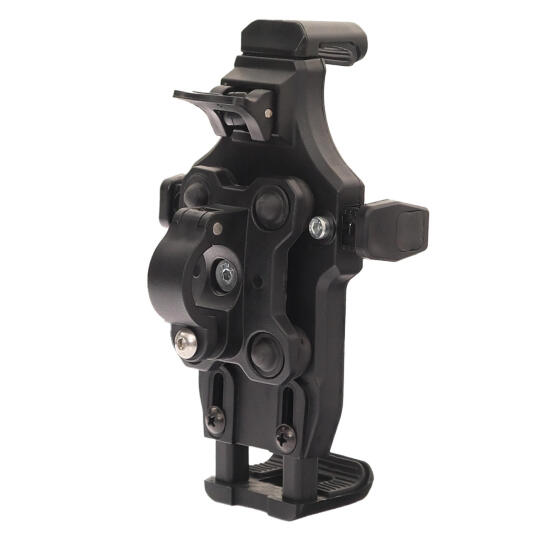 GP Kompozit TTR01 Universal Titreşim Modüllü Telefon Tutucu Siyah - Kırmızı - 4
