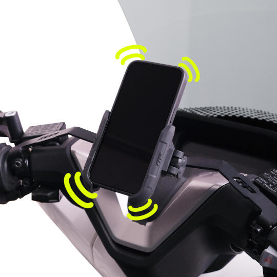 GP Kompozit TTR04 Universal Titreşim Modüllü Telefon Tutucu Siyah - Kırmızı (1)