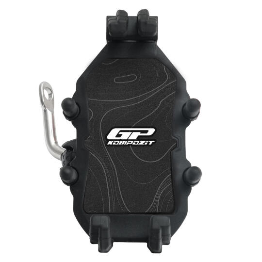 GP Kompozit TTR07 Universal Ayna Bağlantılı Titreşim Modüllü Telefon Tutucu Siyah-Beyaz - 4