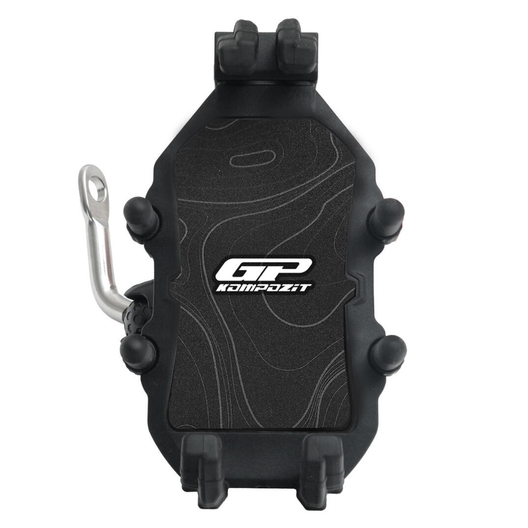 GP Kompozit TTR07 Universal Ayna Bağlantılı Titreşim Modüllü Telefon Tutucu Siyah-Beyaz - 4