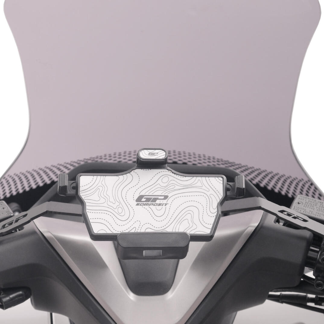 GP Kompozit TTR08 Universal 360° Yatay / Dikey Titreşim Modüllü Telefon Tutucu Beyaz-Siyah - 2