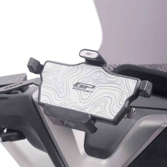 GP Kompozit TTR08 Universal 360° Yatay / Dikey Titreşim Modüllü Telefon Tutucu Beyaz-Siyah - 3