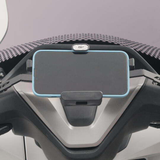 GP Kompozit TTR08 Universal 360° Yatay / Dikey Titreşim Modüllü Telefon Tutucu Beyaz-Siyah - 4