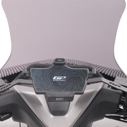 GP Kompozit TTR08 Universal 360° Yatay / Dikey Titreşim Modüllü Telefon Tutucu Siyah-Beyaz (1)