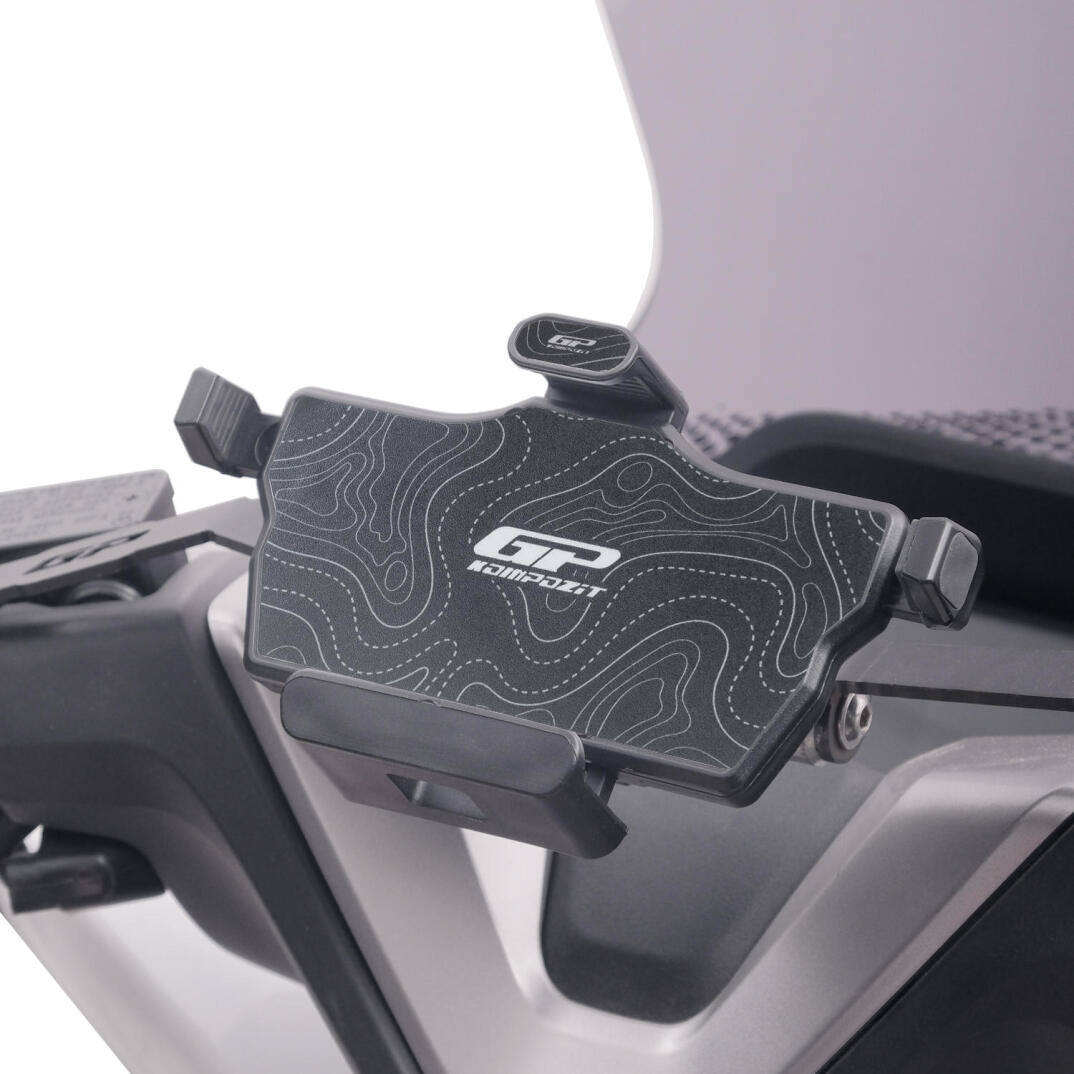 GP Kompozit TTR08 Universal 360° Yatay / Dikey Titreşim Modüllü Telefon Tutucu Siyah-Beyaz - 3