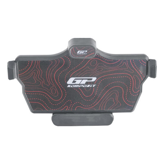 GP Kompozit TTR08 Universal 360° Yatay / Dikey Titreşim Modüllü Telefon Tutucu Siyah-Kırmızı