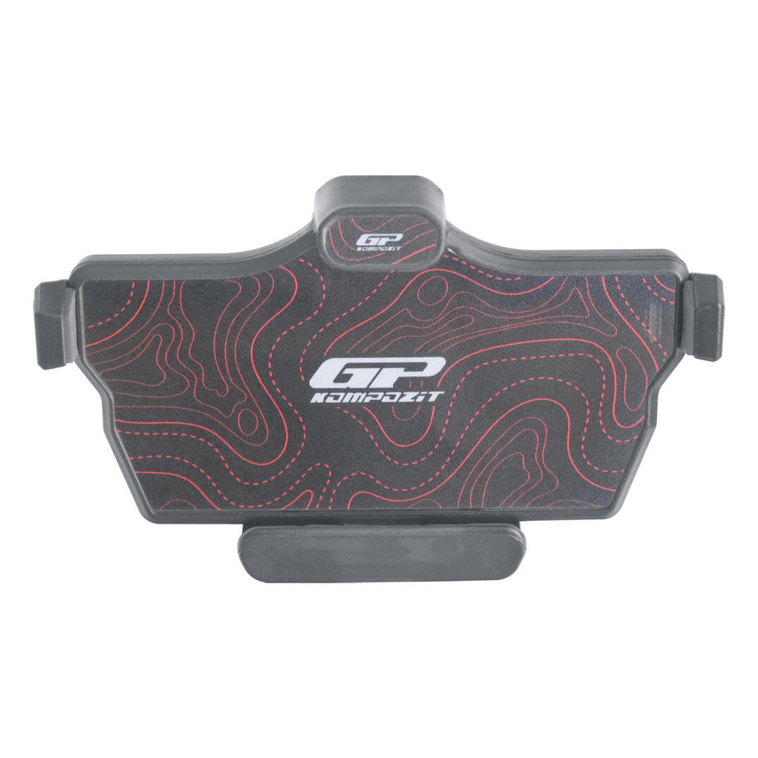 GP Kompozit TTR08 Universal 360° Yatay / Dikey Titreşim Modüllü Telefon Tutucu Siyah-Kırmızı - 1