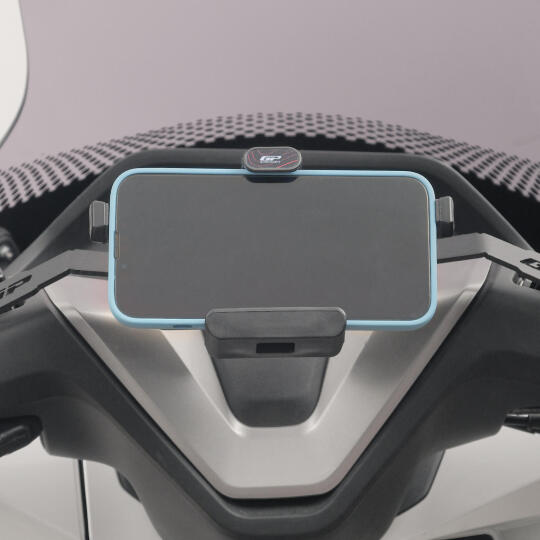 GP Kompozit TTR08 Universal 360° Yatay / Dikey Titreşim Modüllü Telefon Tutucu Siyah-Kırmızı - 4