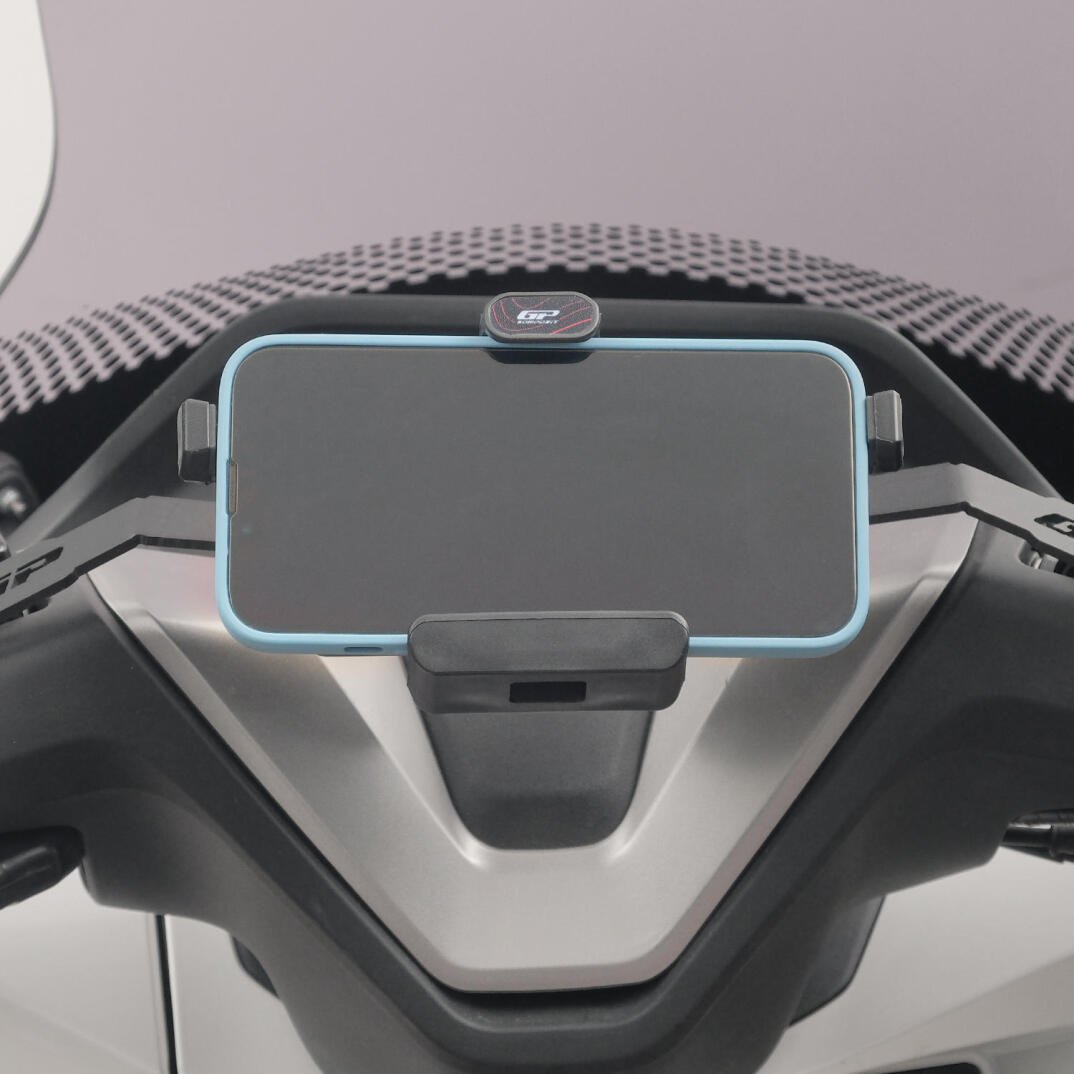 GP Kompozit TTR08 Universal 360° Yatay / Dikey Titreşim Modüllü Telefon Tutucu Siyah-Kırmızı - 4