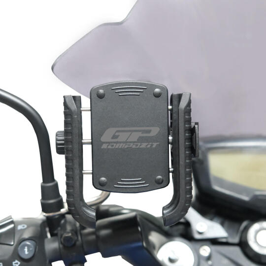 GP Kompozit TTR09 Universal Ayna Bağlantılı Titreşim Modüllü Telefon Tutucu Siyah (1)
