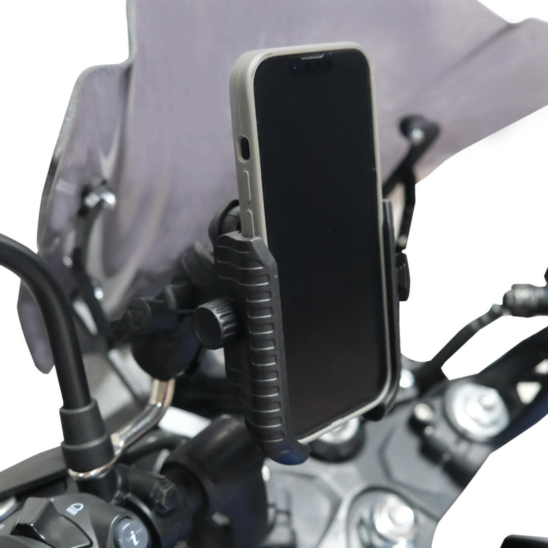 GP Kompozit TTR09 Universal Ayna Bağlantılı Titreşim Modüllü Telefon Tutucu Siyah - 3