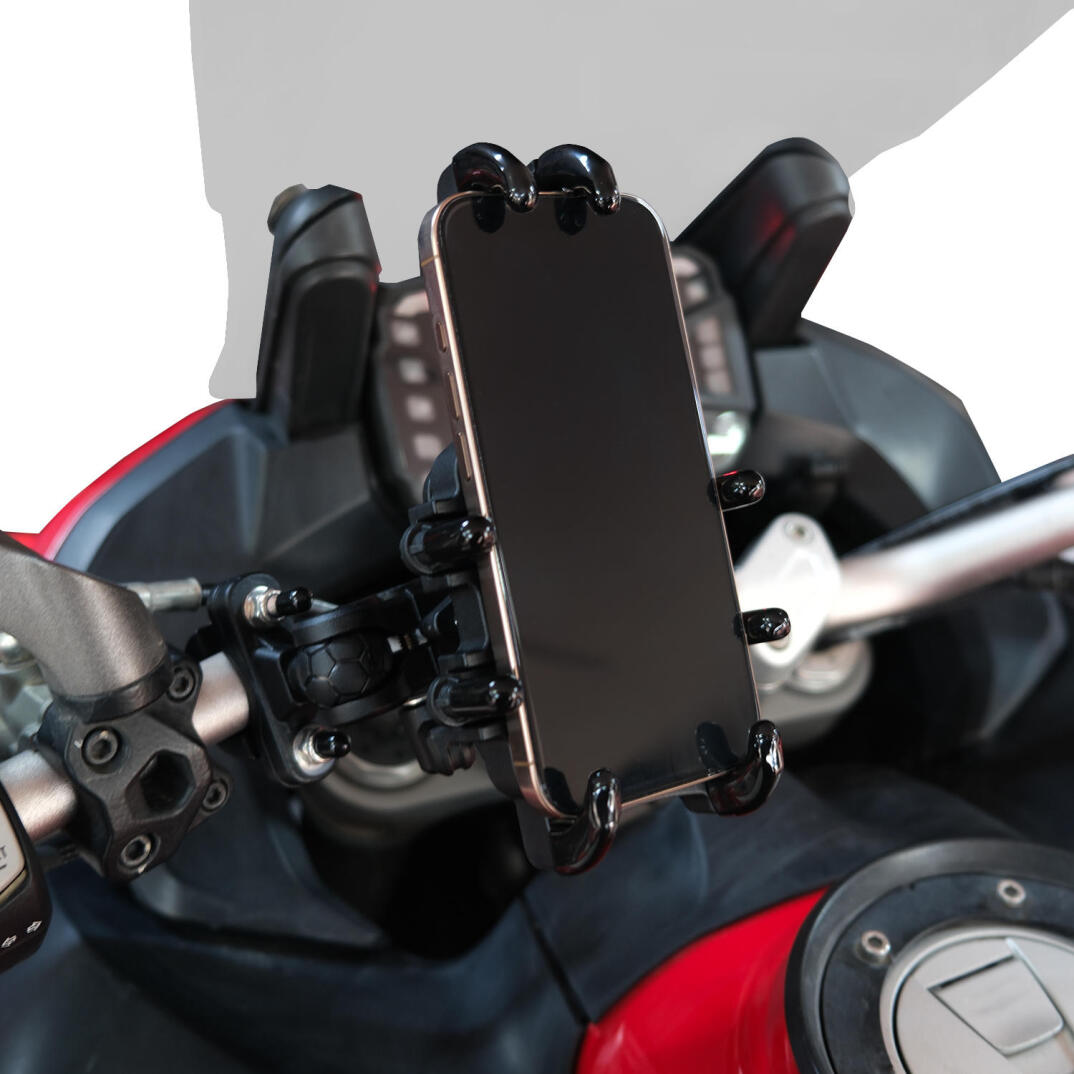 GP Kompozit TTR13 Universal Gidon Bağlantılı Titreşim Modüllü Telefon Tutucu Siyah - 4
