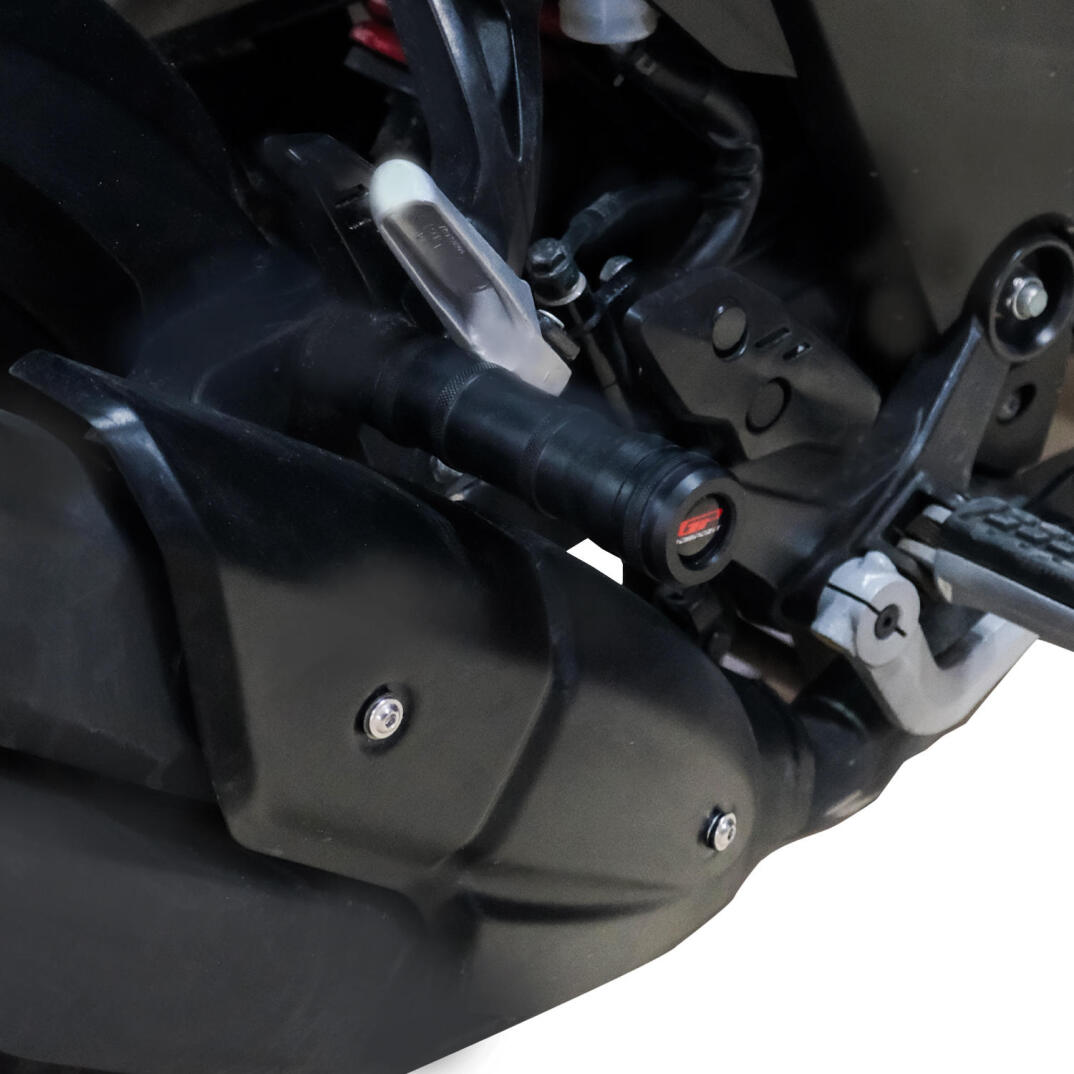 GP Kompozit TVS Apache RTR 200 2022-2024 Uyumlu Egzoz Koruma Takozu Siyah - 3