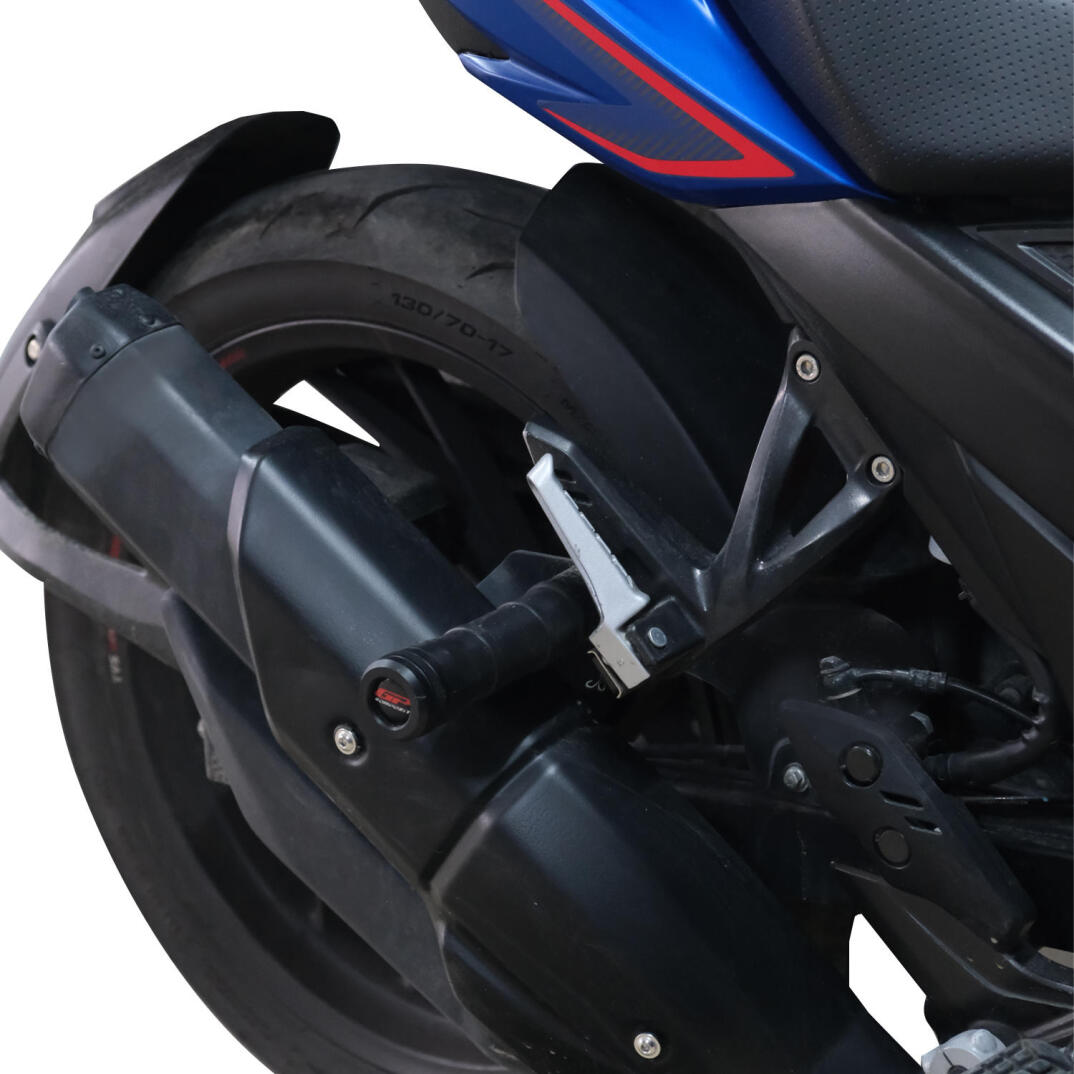 GP Kompozit TVS Apache RTR 200 2022-2024 Uyumlu Egzoz Koruma Takozu Siyah - 4