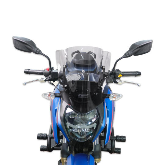 GP Kompozit TVS Apache RTR 200 2022-2024 Uyumlu Kısa Ön Cam Füme (1)
