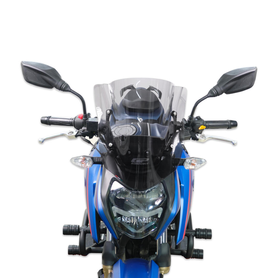 GP Kompozit TVS Apache RTR 200 2022-2024 Uyumlu Kısa Ön Cam Füme - 2