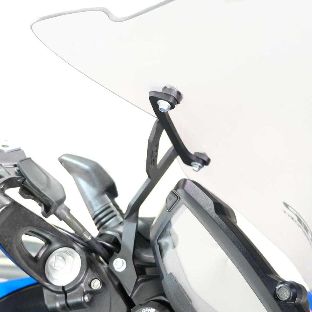 GP Kompozit TVS Apache RTR 200 2022-2024 Uyumlu Kısa Ön Cam Füme - 4