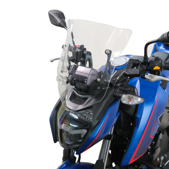 GP Kompozit TVS Apache RTR 200 2022-2024 Uyumlu Kısa Ön Cam Şeffaf - 3