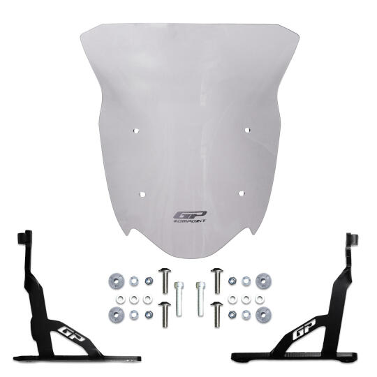 GP Kompozit TVS Apache RTR 200 2022-2024 Uyumlu Ön Cam Füme - 3