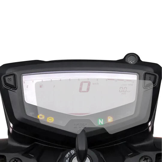 GP Kompozit TVS Apache RTR 200 2024 Uyumlu Motosiklet Ekran Koruyucu Şeffaf (1)