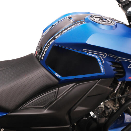 GP Kompozit TVS Apache RTR 200 2024 Uyumlu Tank Pad Seti Siyah - Kırmızı - 4