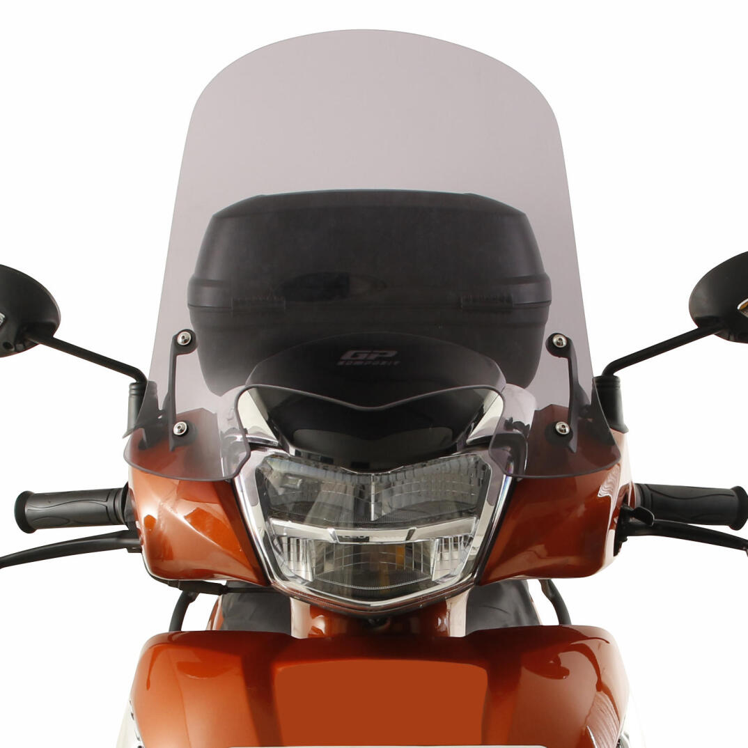 GP Kompozit TVS Jupiter 110/125 2023-2024 Uyumlu Ön Cam Siyah - 2
