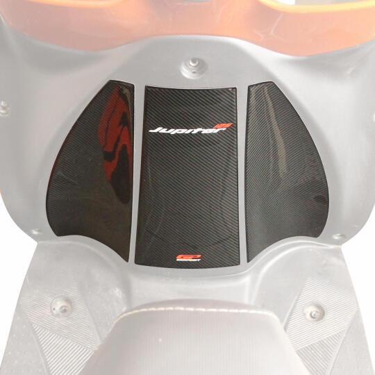 GP Kompozit TVS Jupiter 110/125 2023-2024 Uyumlu Tank Pad Seti Karbon - 5