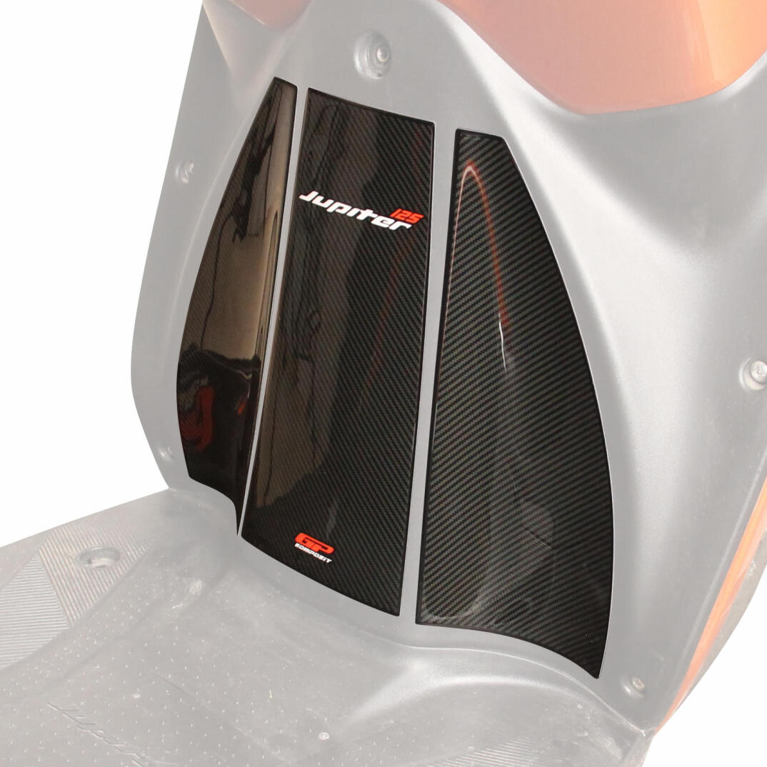 GP Kompozit TVS Jupiter 110/125 2023-2024 Uyumlu Tank Pad Seti Karbon - 6