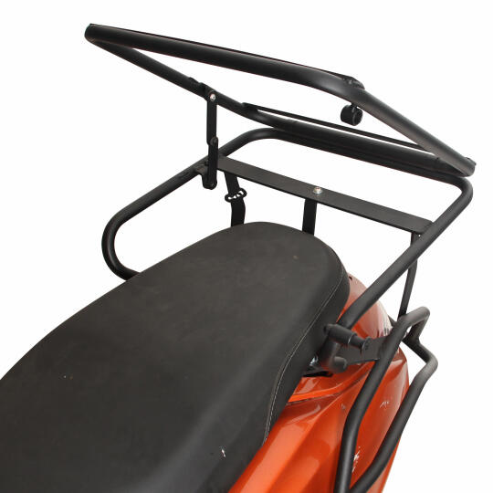 GP Kompozit TVS Jupiter 125 2023-2024 Uyumlu Damperli Çanta Demiri Siyah (1)