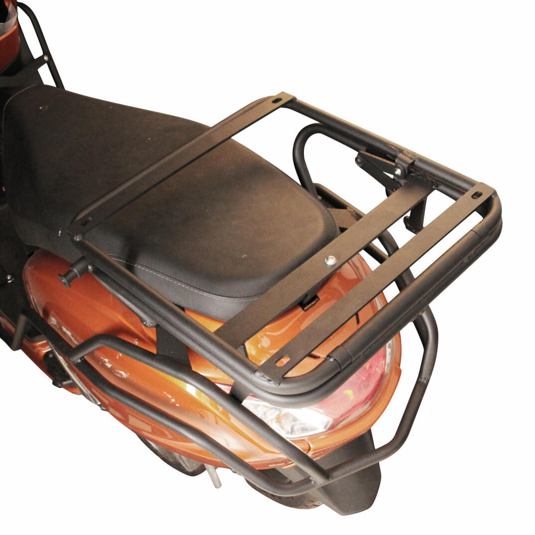 GP Kompozit TVS Jupiter 125 2023-2024 Uyumlu Damperli Çanta Demiri Siyah - 4