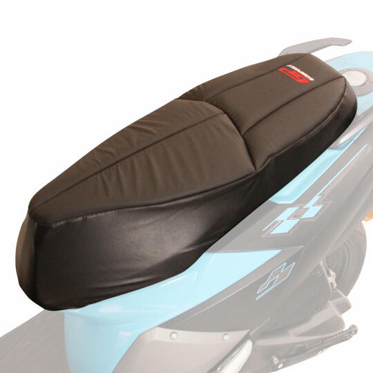 GP Kompozit TVS NTORQ 125 2020-2024 Uyumlu Motosiklet Konfor Sele Kılıfı Siyah - 4