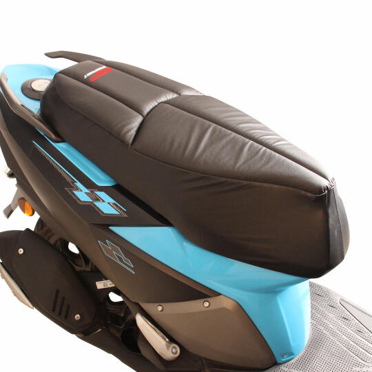 GP Kompozit TVS NTORQ 125 2020-2024 Uyumlu Motosiklet Konfor Sele Kılıfı Siyah - 6