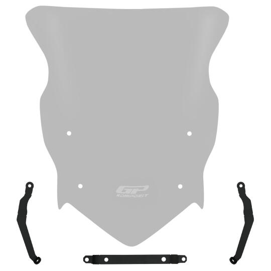 GP Kompozit TVS Raider 125 2021-2025 Uyumlu Ön Cam Füme