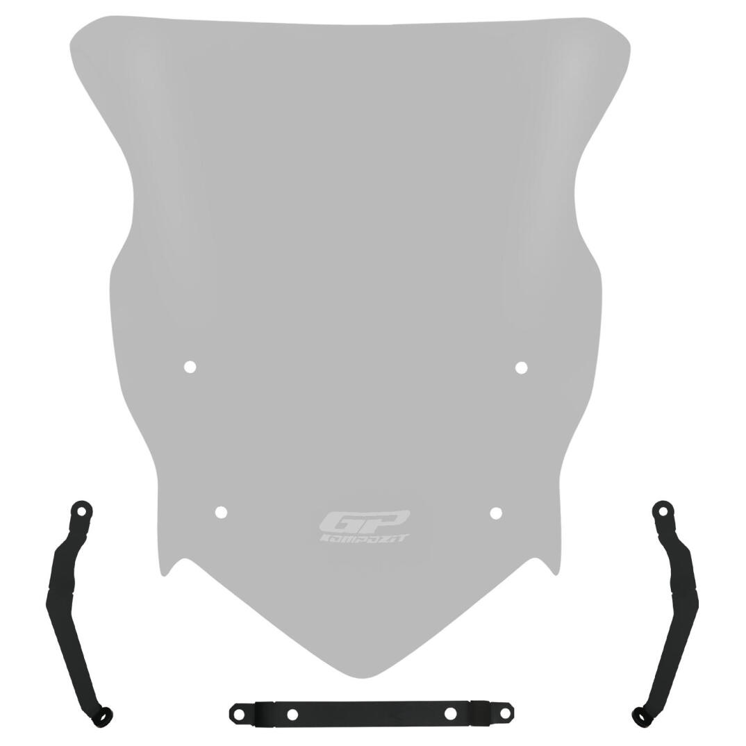 GP Kompozit TVS Raider 125 2021-2025 Uyumlu Ön Cam Füme - 1