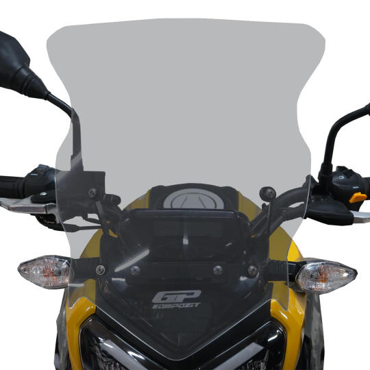 GP Kompozit TVS Raider 125 2021-2025 Uyumlu Ön Cam Füme (1)