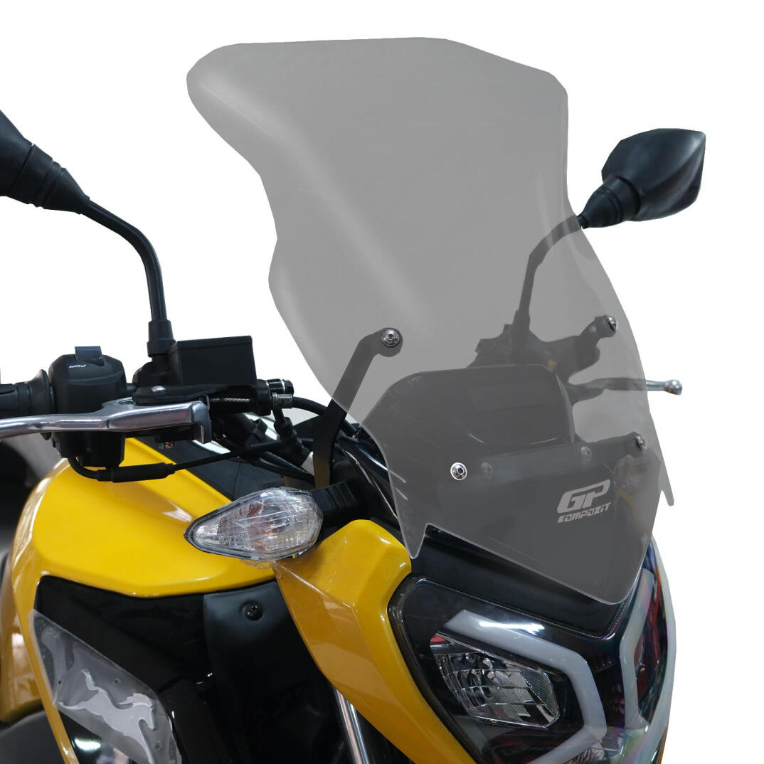 GP Kompozit TVS Raider 125 2021-2025 Uyumlu Ön Cam Füme - 3