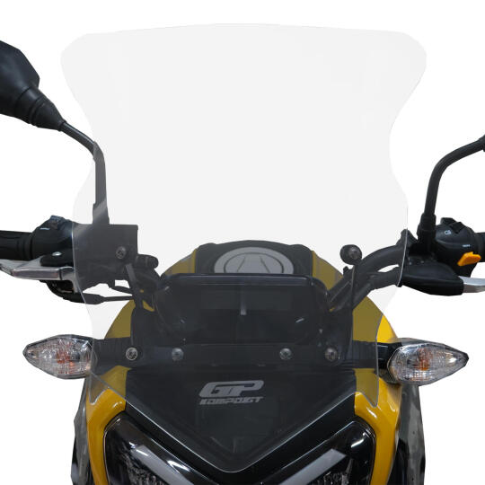 GP Kompozit TVS Raider 125 2021-2025 Uyumlu Ön Cam Şeffaf (1)