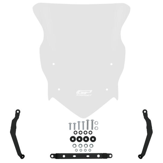 GP Kompozit TVS Raider 125 2021-2025 Uyumlu Ön Cam Şeffaf - 6