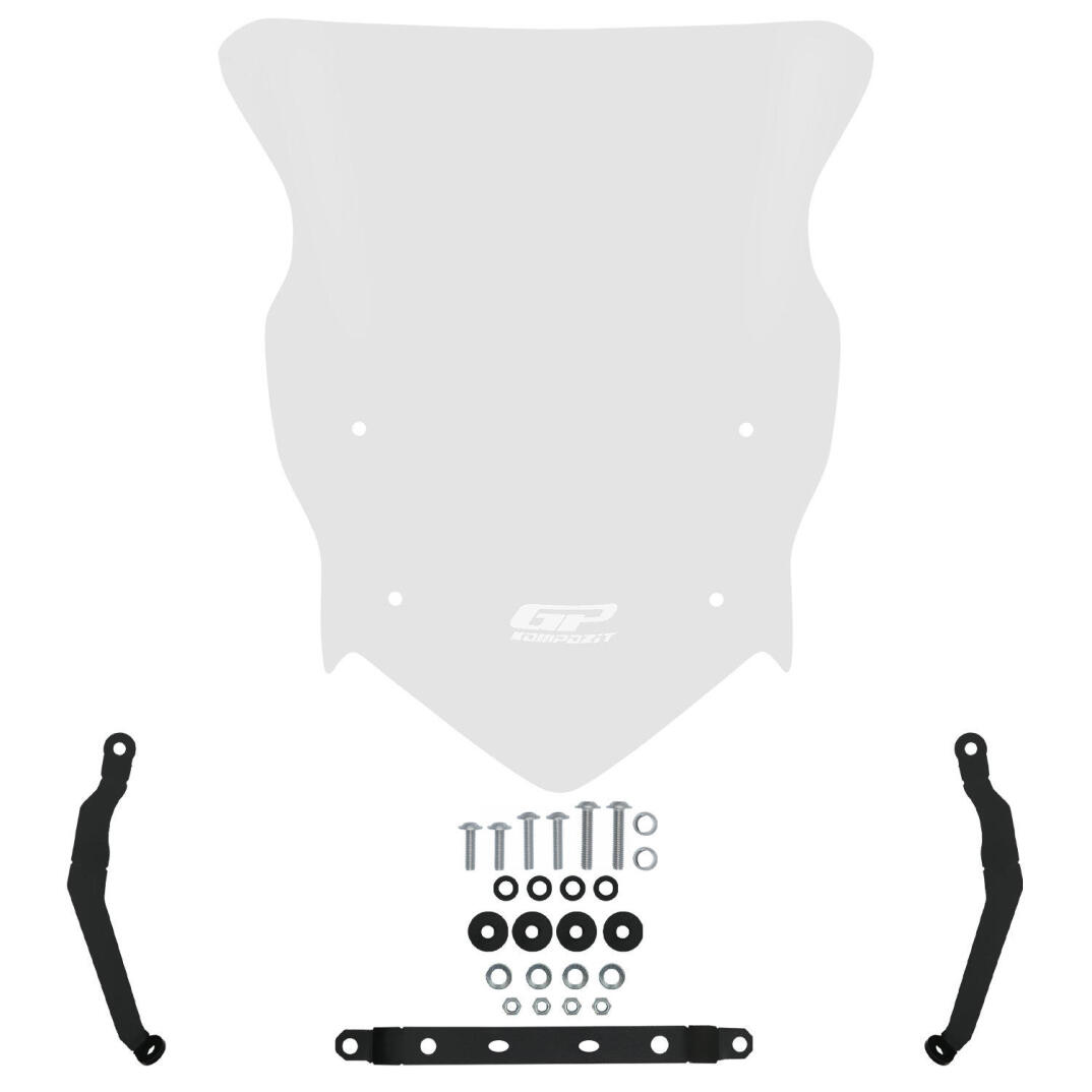 GP Kompozit TVS Raider 125 2021-2025 Uyumlu Ön Cam Şeffaf - 6