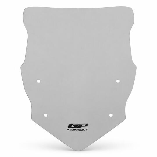 GP Kompozit TVS Raider 125 2021-2026 Uyumlu Ön Cam Gri (1)