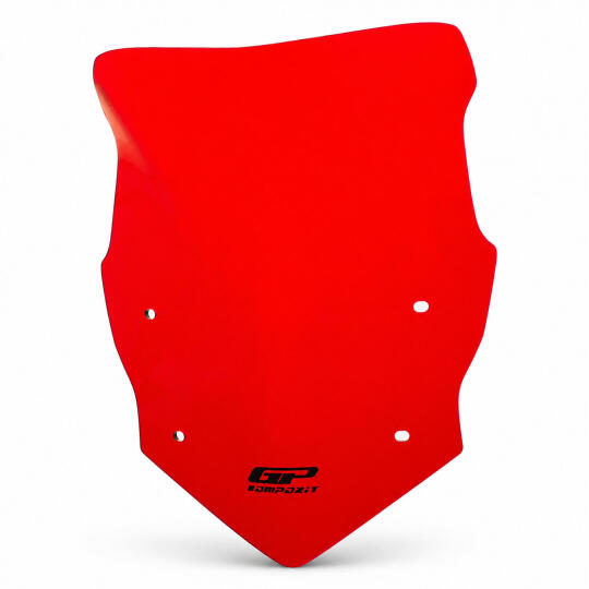 GP Kompozit TVS Raider 125 2021-2026 Uyumlu Ön Cam Kırmızı - 3
