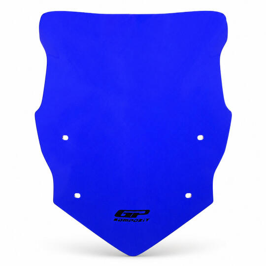 GP Kompozit TVS Raider 125 2021-2026 Uyumlu Ön Cam Mavi (1)