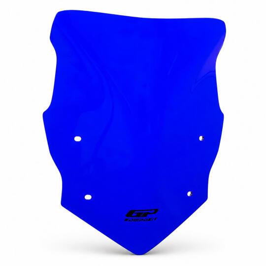 GP Kompozit TVS Raider 125 2021-2026 Uyumlu Ön Cam Mavi - 4
